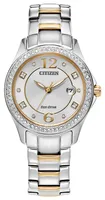 Women's Eco Drive Crystal Watch