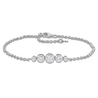 Julianna B Sterling Silver Cubic Zirconia Bracelet