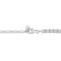 Julianna B Sterling Silver Cubic Zirconia Tennis Bracelet