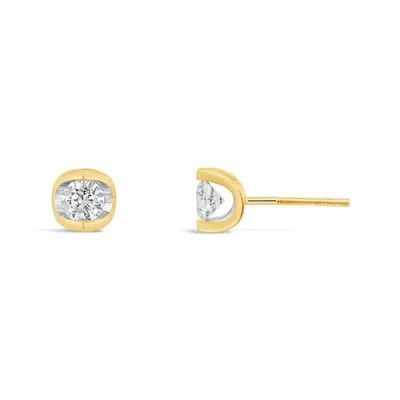 Glacier Fire 14K Yellow Gold Canadian 0.40CTW Diamond Stud Earrings