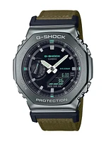 Casio G-Shock Men's G-Steel 2100 Series Black Silver Watch