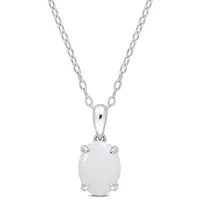 Julianna B Sterling Silver Opal Pendant