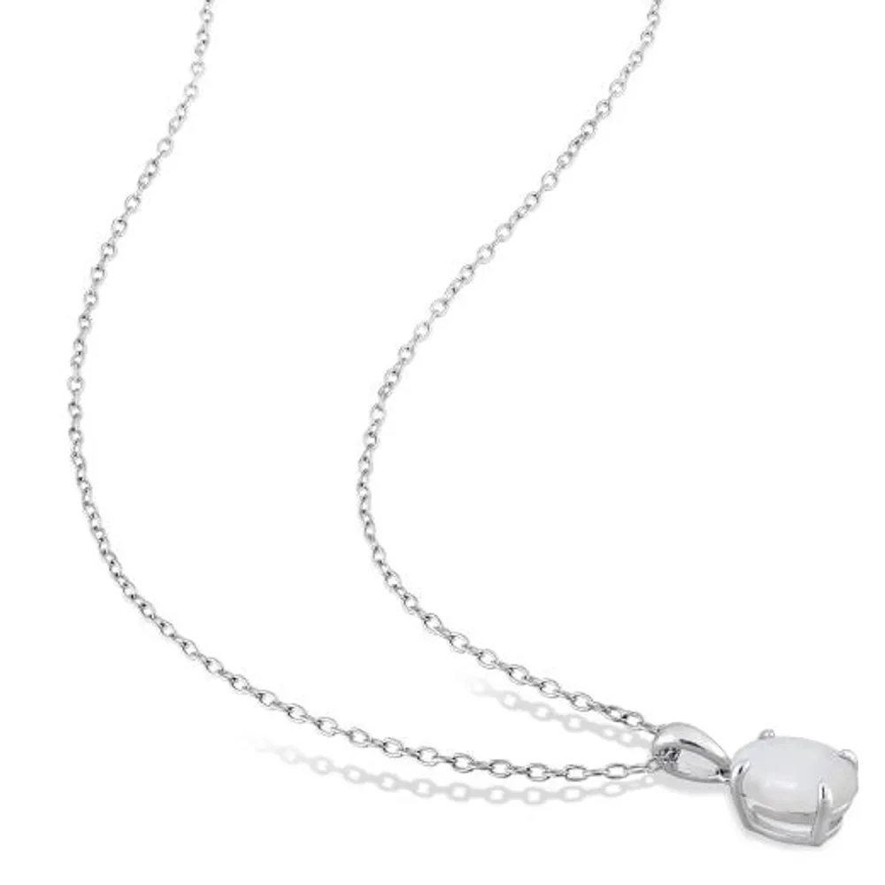 Julianna B Sterling Silver Opal Pendant