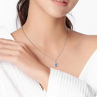Julianna B Sterling Silver Sky Blue Topaz Pendant