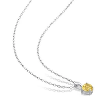 Julianna B Sterling Silver Citrine Pendant