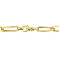 Julianna B 14K Yellow Gold 8" Oval Paperclip Link Bracelet