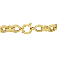 Julianna B 14K Yellow Gold 7" Rolo Link Bracelet