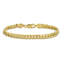 Julianna B 10K Yellow Gold 9" 6.15mm Miami Cuban Link Bracelet