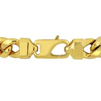 Julianna B 10K Yellow Gold 9" 15.3mm Miami Cuban Link Bracelet