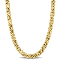 Julianna B 10K Yellow Gold 24" 8.8mm Curb Link Chain