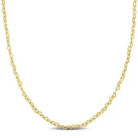 Julianna B 14K Yellow Gold 16" Heart Link Chain