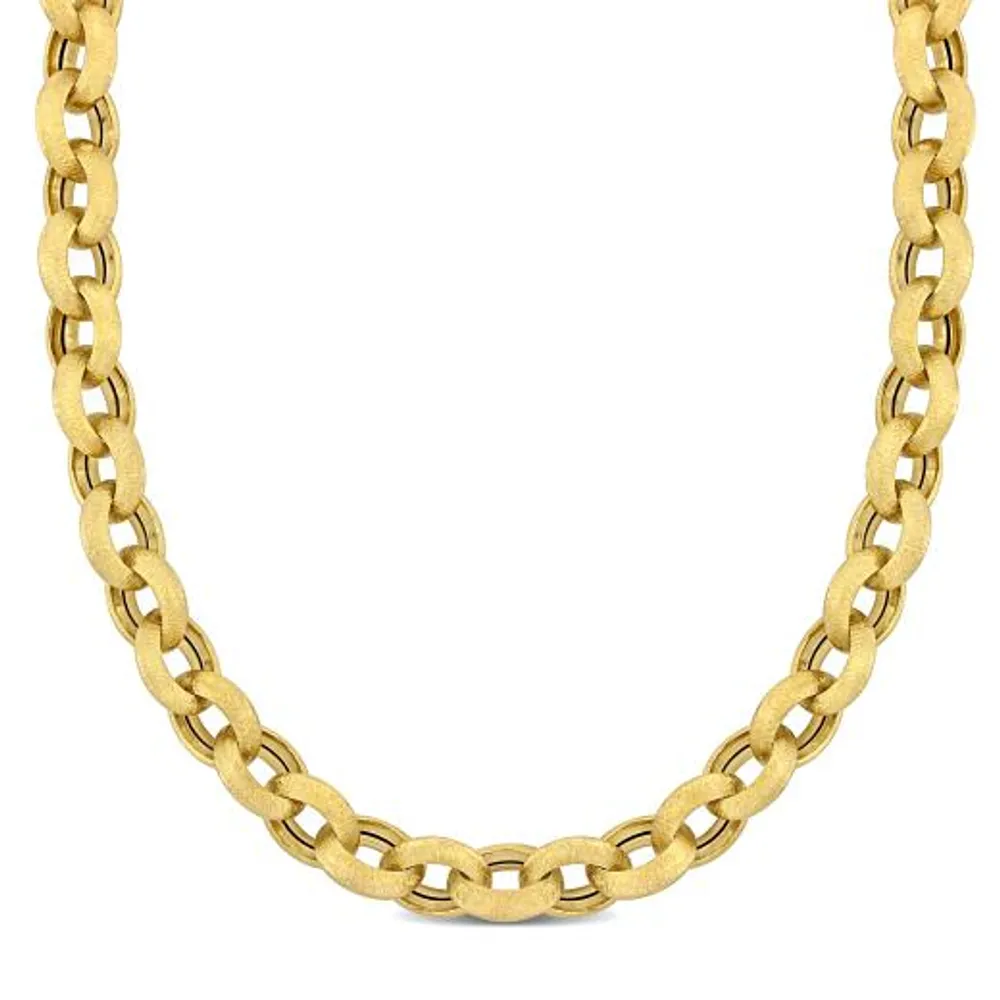 Julianna B 14K Yellow Gold 16" Rolo Link Chain