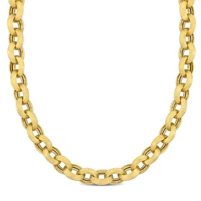 Julianna B 14K Yellow Gold 16" Rolo Link Chain