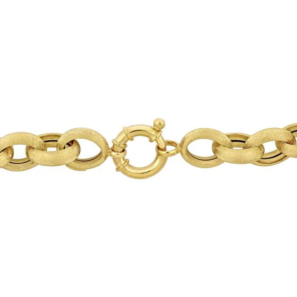 Julianna B 14K Yellow Gold 16" Rolo Link Chain