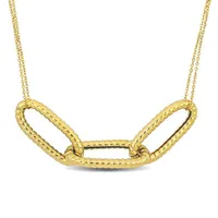 Julianna B 14K Yellow Gold 16" Paperclip Link Necklace