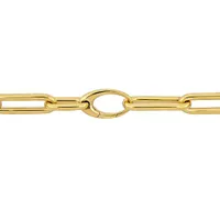 Julianna B 14K Yellow Gold 32" Oval Paperclip Link Chain