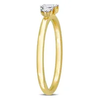 Julianna B 14K Yellow Gold 0.25CTW Diamond Three-Stone Ring