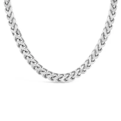 Sterling Silver 20" Franco Link Chain