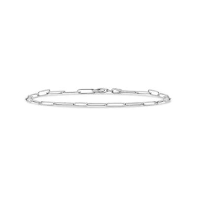 Sterling Silver 7-8" Paperclip Link Bracelet