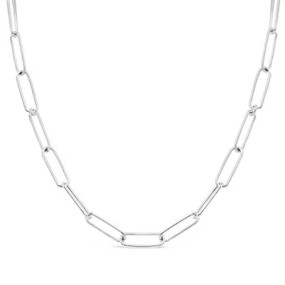 Sterling Silver 18" Paperclip Link Chain