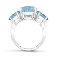 Sterling Silver Sky Blue Topaz Topaz Ring