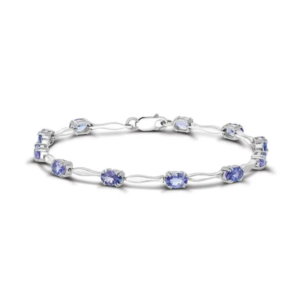 Sterling Silver Tanzanite Bracelet