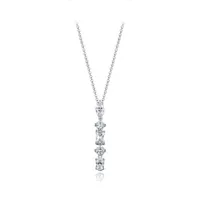 Sterling Silver Cubic Zirconia Pendant and Earring Set