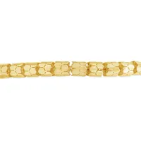 10K Yellow Gold 7.5" Fancy Link Bracelet