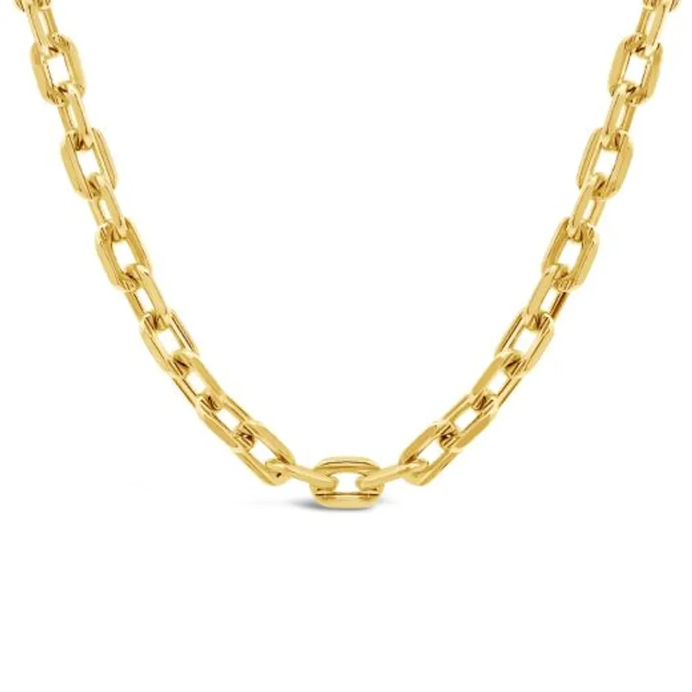 10K Yellow Gold 4.60mm 24" Square Diamond Cut Forzata Pave Chain