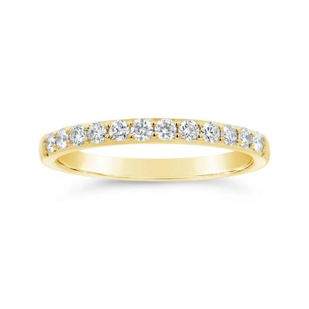 Glacier Fire 14K Yellow Gold 0.33CTW Canadian Diamond Anniversary Band