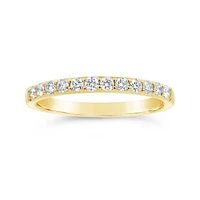 Glacier Fire 14K Yellow Gold 0.33CTW Canadian Diamond Anniversary Band