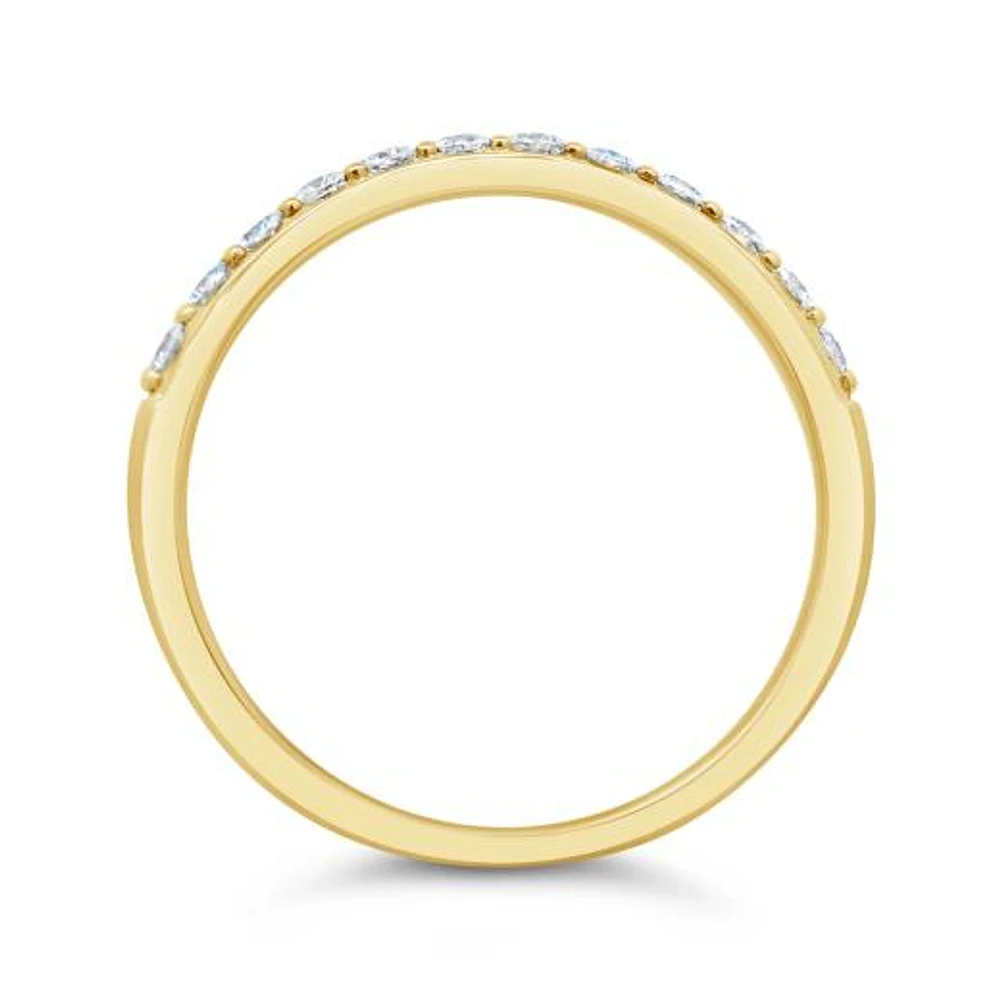 Glacier Fire 14K Yellow Gold 0.33CTW Canadian Diamond Anniversary Band
