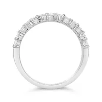 10K White Gold 1.00CTW Diamond Band