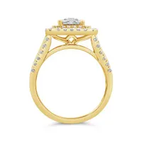 10K Yellow Gold 1.50CTW Diamond Fashion Ring