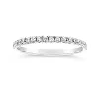 Jenny Packham 18K White Gold Lab Grown 0.33CTW Diamond Band