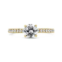 Jenny Packham 18K Yellow Gold Lab Grown 1.33CTW Diamond Bridal Ring