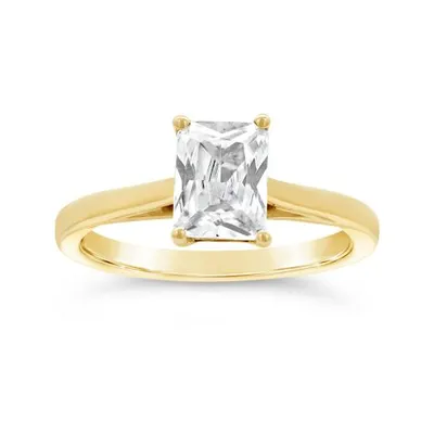 Jenny Packham 18K Yellow Gold Lab Grown 1.50CT Diamond Solitaire Ring