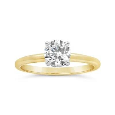 New Brilliance 14K Gold Lab Grown 1.25CTW Diamond Solitaire Ring