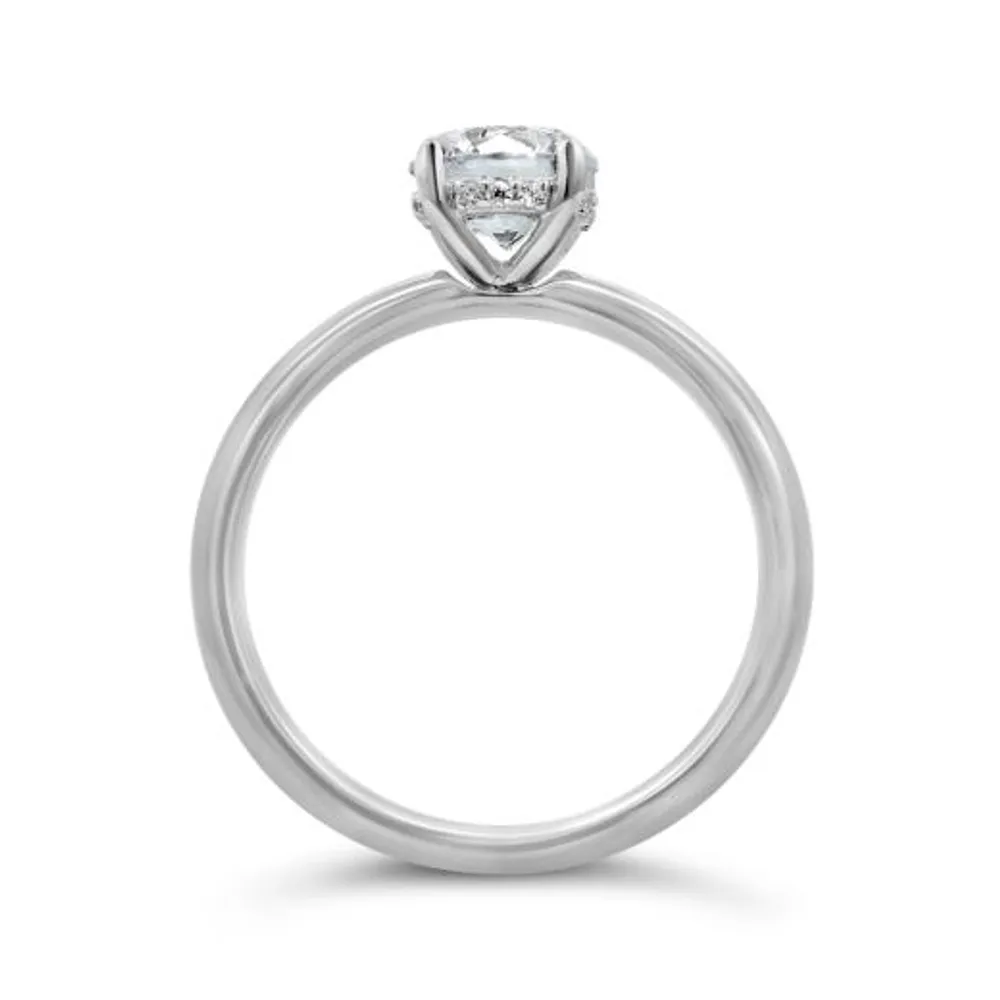New Brilliance 14K White Gold Lab Grown 1.25CTW Diamond Solitaire Ring