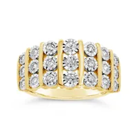 Glacier Fire 10K Yellow Gold Canadian 0.50CTW Diamond Band