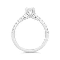 Glacier Fire 10K White Gold Canadian 0.37CTW Diamond Bridal Ring