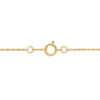 Infinite Love 10K Yellow Gold 0.23CTW Diamond Necklace