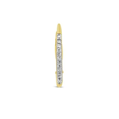 Charmables 10K Yellow Gold Diamond Single Hoop Earring