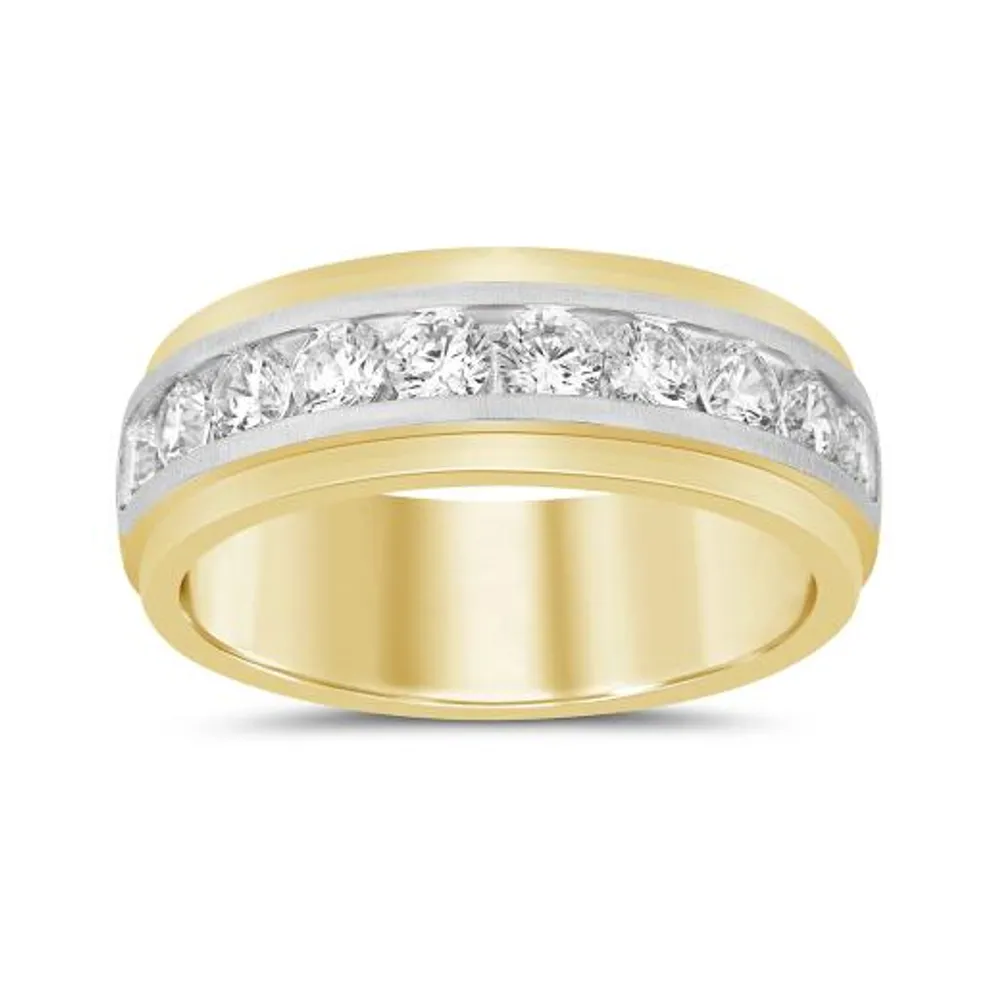 10K Yellow Gold Lab Grown 1.50CTW Diamond Ring