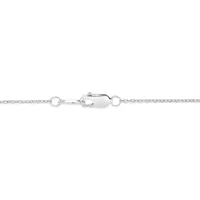 Dancing Diamonds Sterling Silver Diamond Pendant