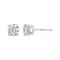 New Brilliance 14K White Gold Lab Grown 2.00CTW Diamond Stud Earrings