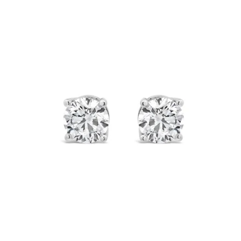 New Brilliance 14K Gold Lab Grown 2.00CTW Diamond Stud Earrings