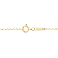 10K Yellow Gold 0.15CTW Diamond Necklace