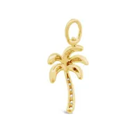 Charmables 10K Yellow Gold Diamond Palm Tree Interchangeable Charm