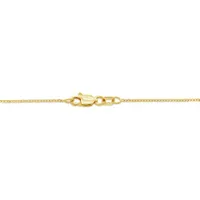 Brevani 10K Yellow Gold 0.17CTW Diamond Necklace